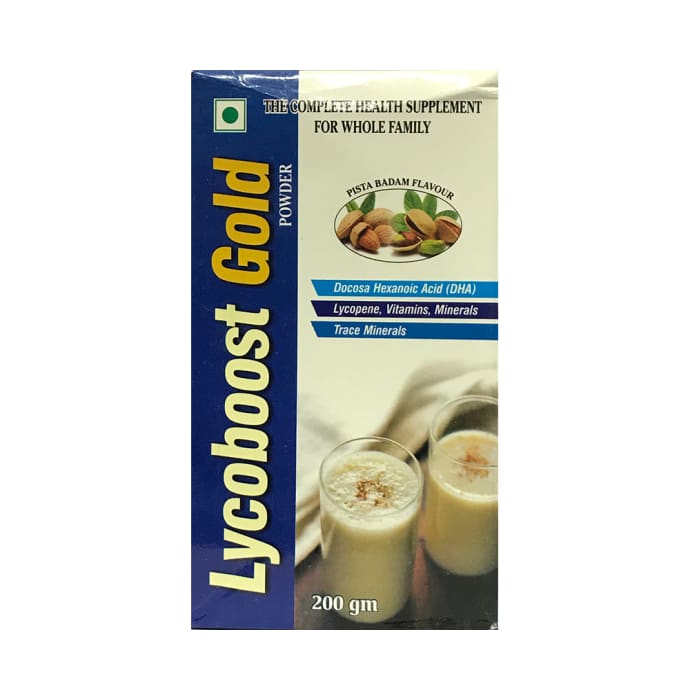 Lycoboost Gold Powder Pista Badam (200gm)