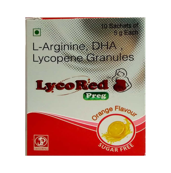 Lycored Preg Sachet Orange Sugar Free (5gm)