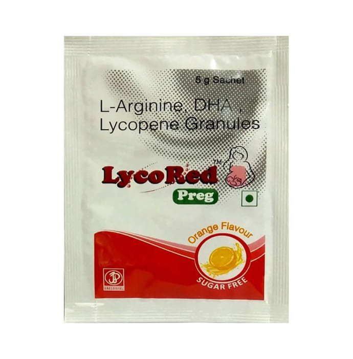 Lycored Preg Sachet Orange Sugar Free (5gm)