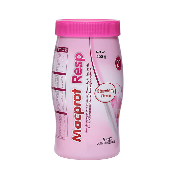 Macprot resp powder strawberry (200gm)