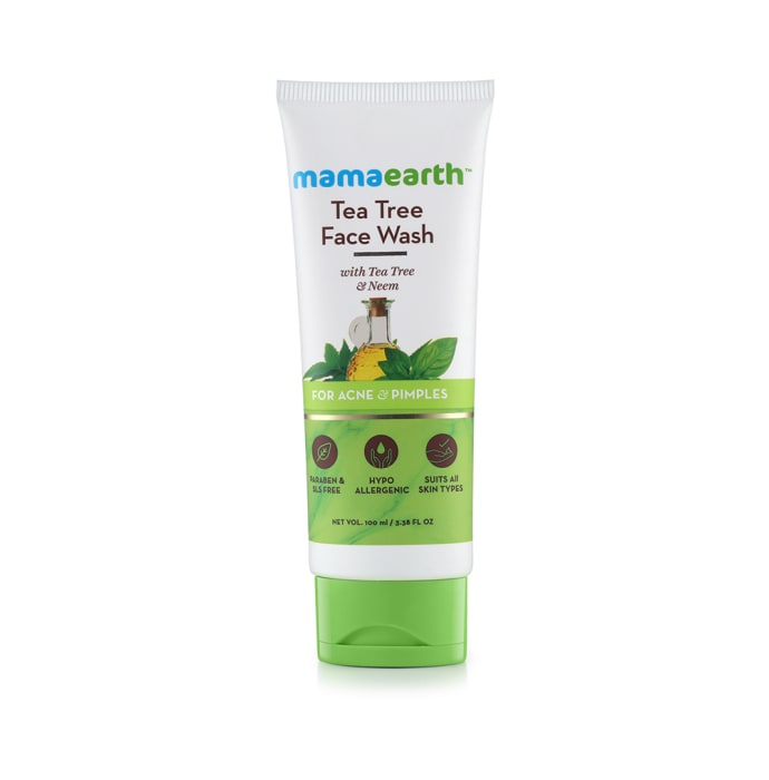 Mamaearth Face Wash Tea Tree (100ml)