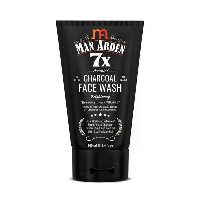 Man Arden 7X Activated Charcoal Detox Face Wash (100gm)