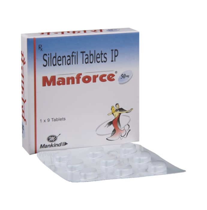 Manforce 50mg Tablet (9'S)