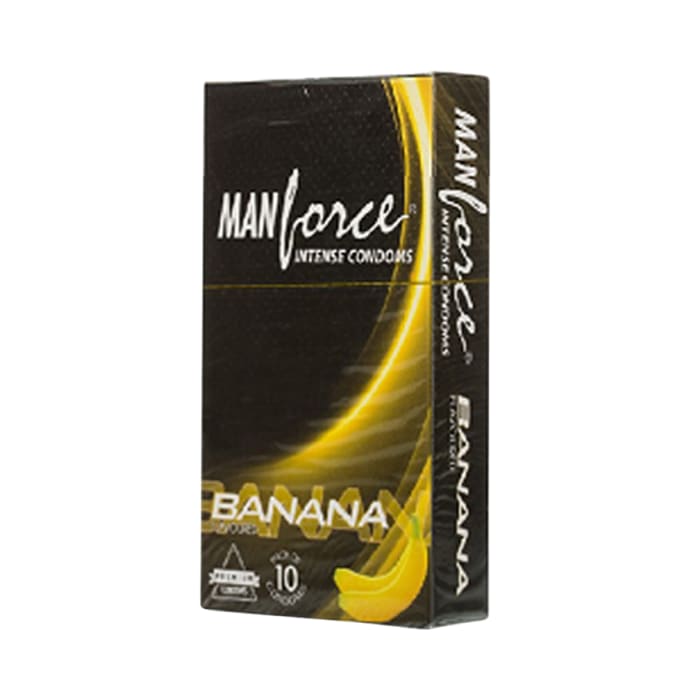 Manforce intense condom banana pack of 2