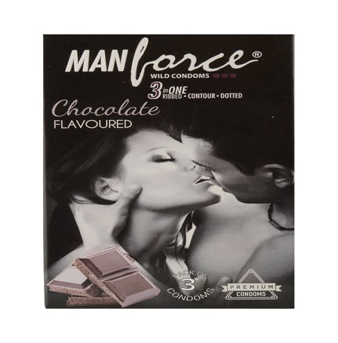 Manforce wild condom chocolate