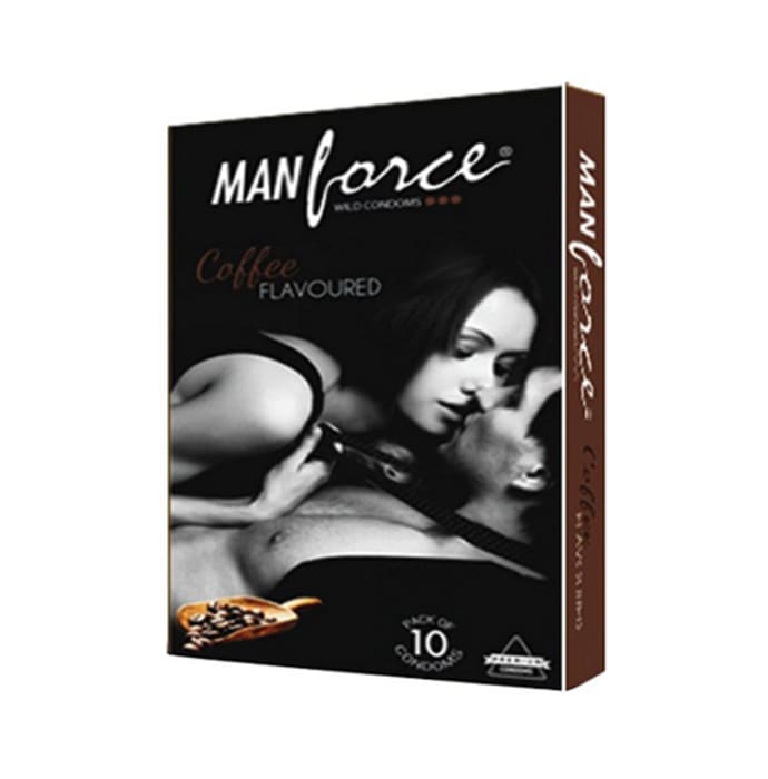 Manforce wild condom coffee