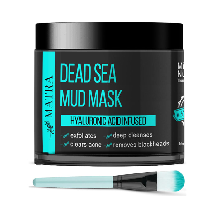 Matra Face Mask Dead Sea with Face Mask Brush Free (100gm)