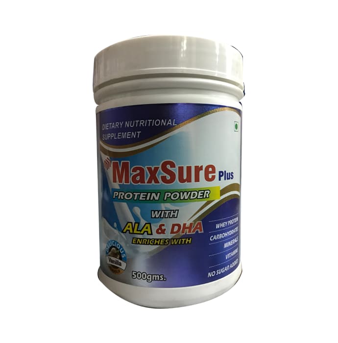 Maxsure Plus Powder Delicious Vanilla (500gm)