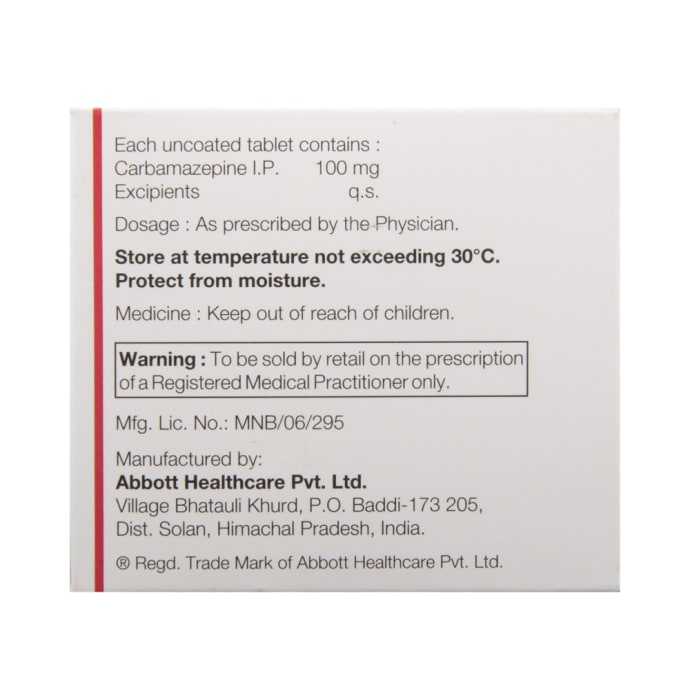 Mazetol 100mg Tablet (10'S)