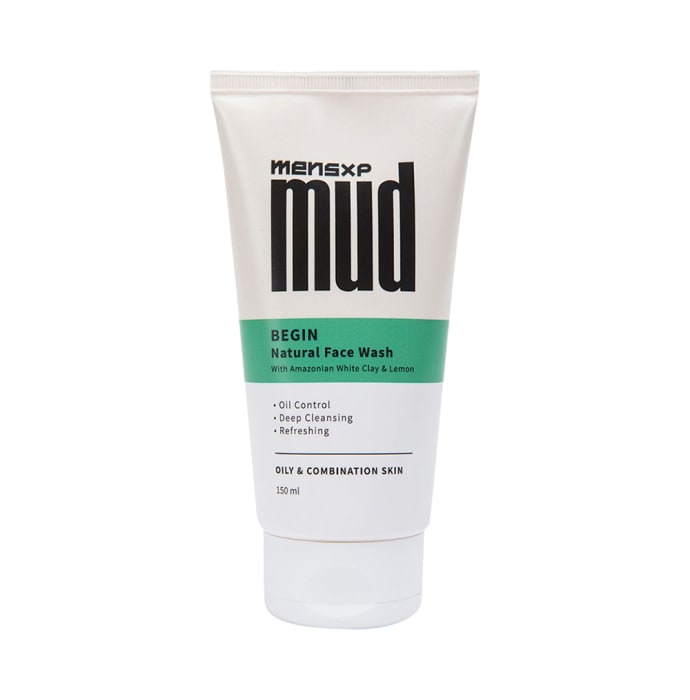 Mensxp Mud Face Wash for Men Oily & Combination skin (150ml)