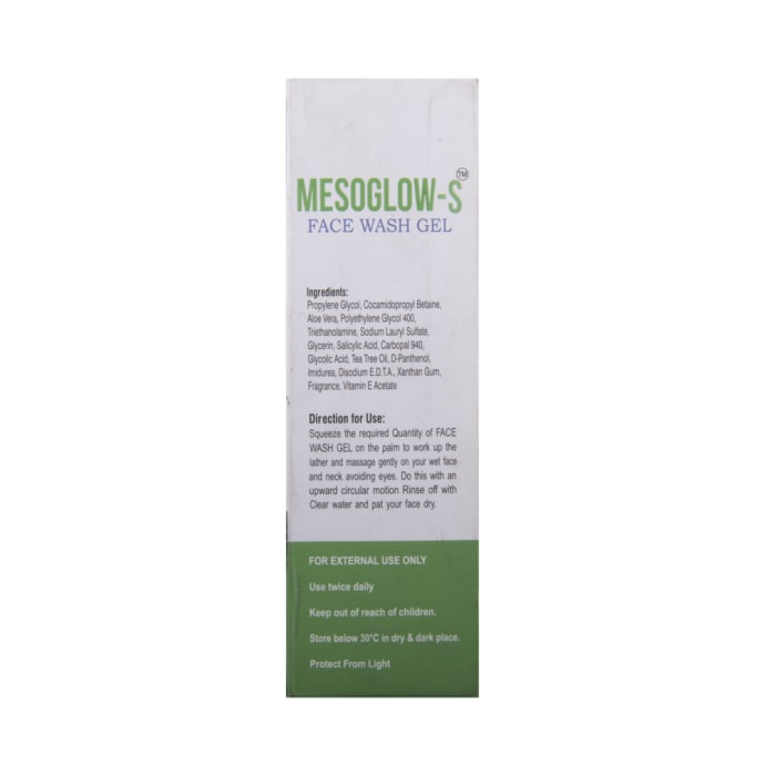 Mesoglow-s face wash gel (60gm)