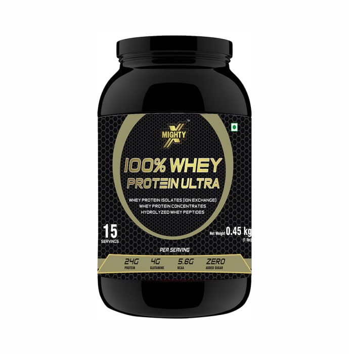 Mightyx 100% whey protein ultra chocolate (1lb)