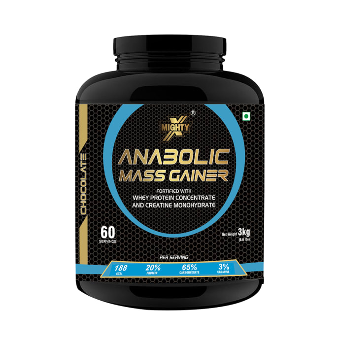 Mightyx anabolic mass gainer chocolate