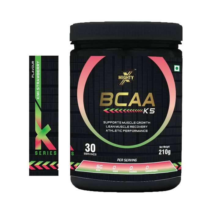 MightyX BCAA K5 Powder Kiwi Strawberry (210gm)
