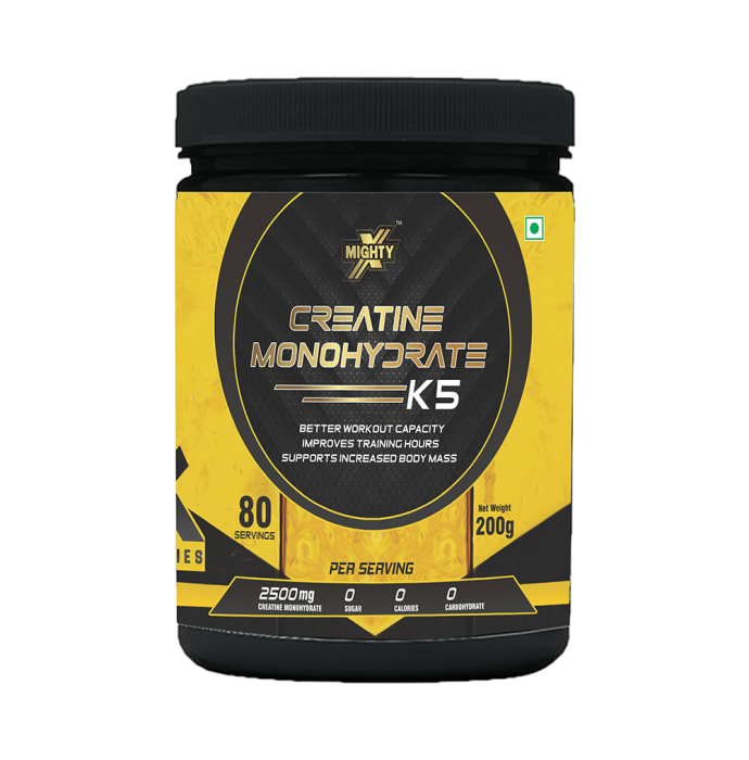 MightyX Creatine Monohydrate K5 Powder (200gm)