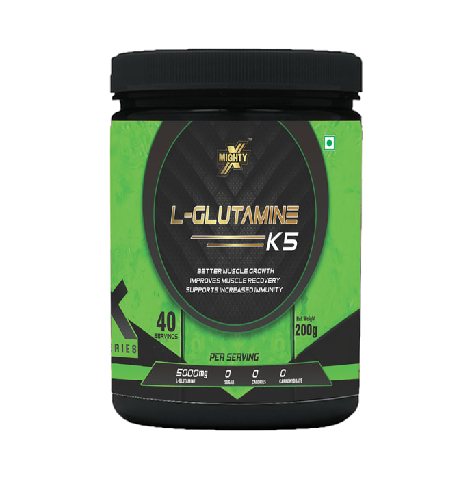 Mightyx glutamine powder