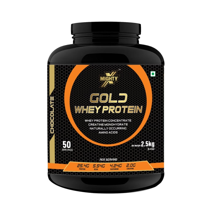 Mightyx gold whey protein chocolate