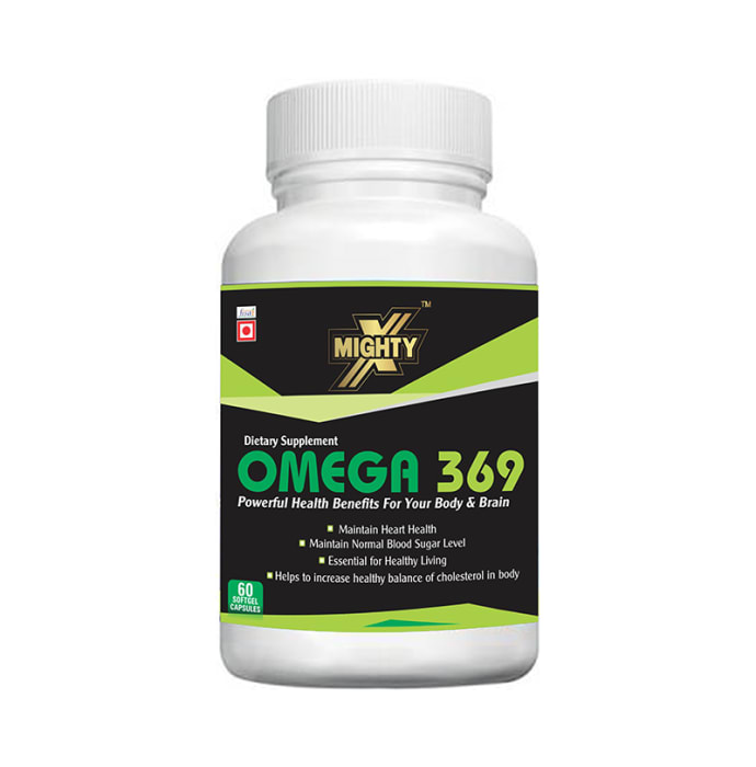 MightyX Omega 369 Softgel Capsules (60'S)