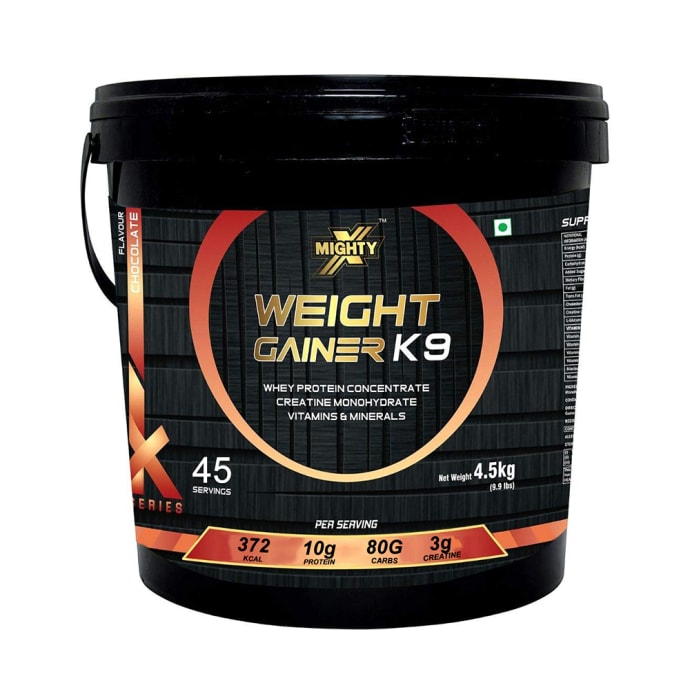 MightyX Weight Gainer K9 Powder Chocolate (4.5kg)