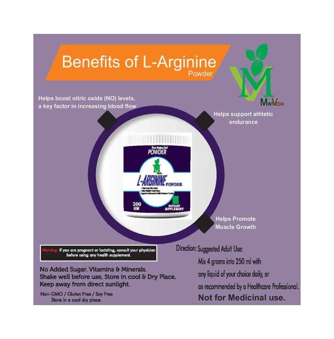 Mint Veda L-Arginine Powder (200gm)