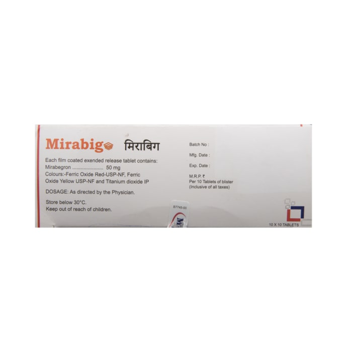 Mirabig 50mg Tablet (10'S)