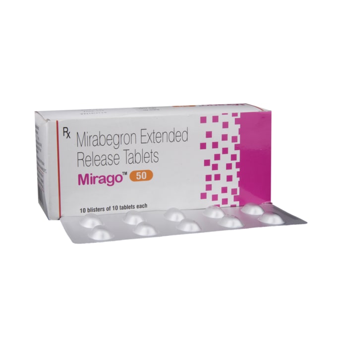 Mirago 50mg Tablet ER (10'S)