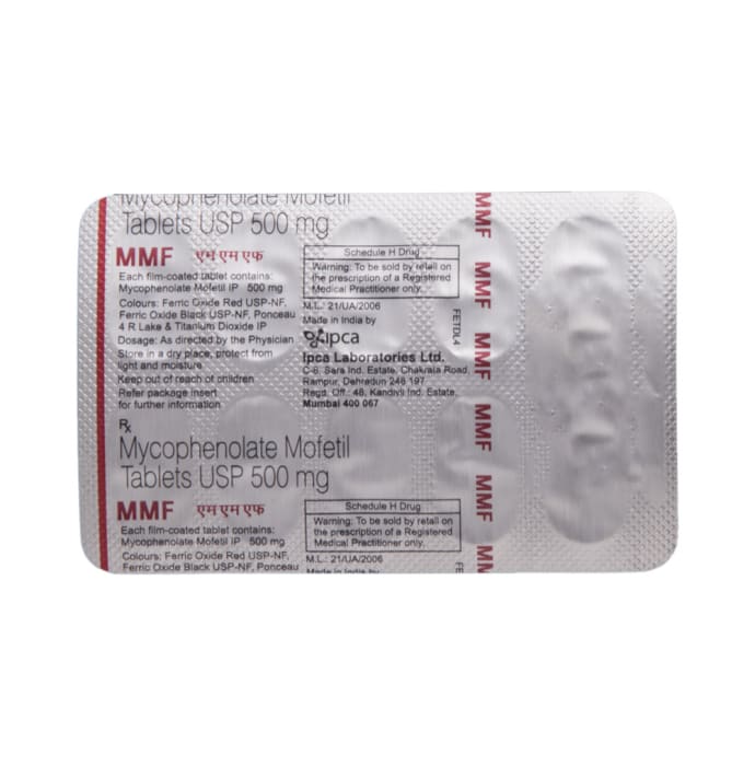 MMF 500mg Tablet (10'S)