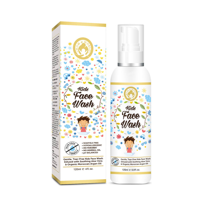 Mom & World Kids Face Wash (120ml)