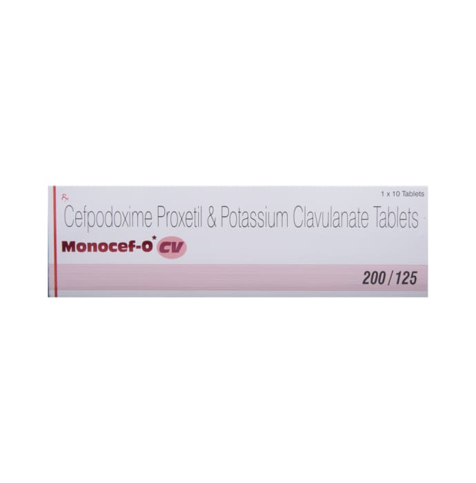 Monocef-O CV 200mg / 125mg Tablet (10'S)