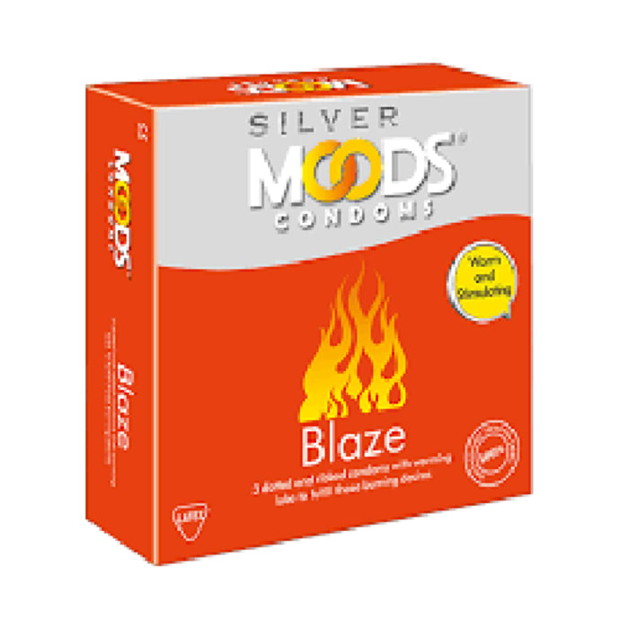 Moods silver blaze condom pack of 2