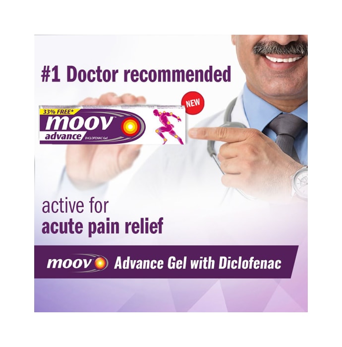Moov Advance Diclofenac Gel (40gm)