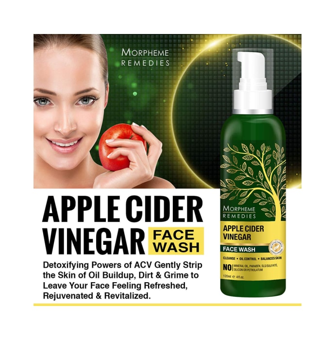 Morpheme Remedies Apple Cider Vinegar Face Wash (120ml)