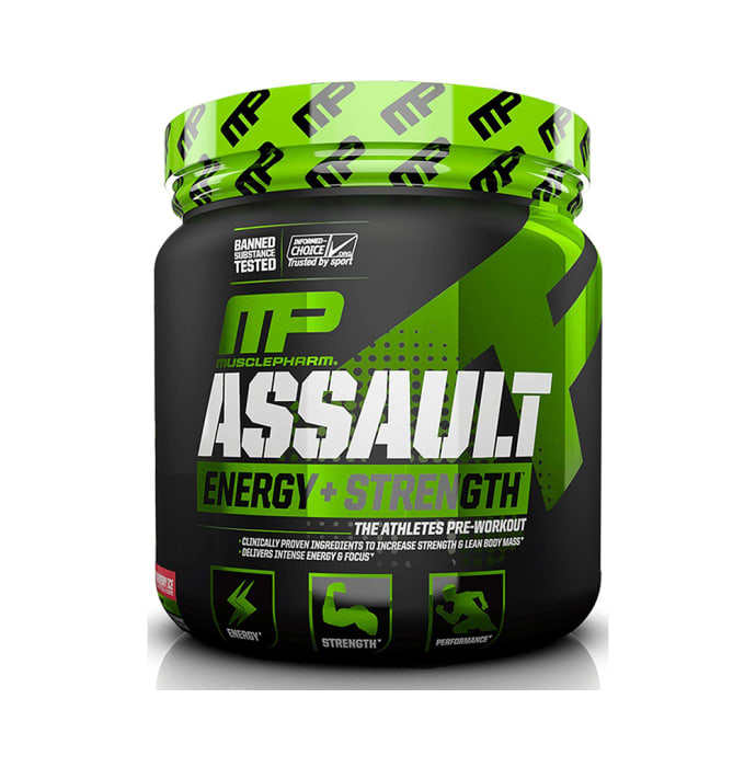 Muscle Pharm Assault Pre-Workout Powder Strawberry (345gm)