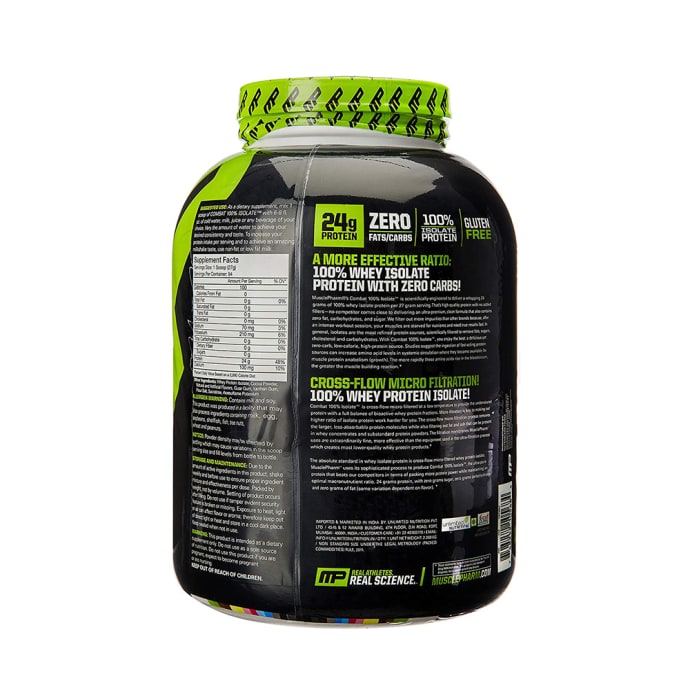 Muscle Pharm Combat 100% Isolate Protein Powder Chocolate Swirl (5lb)