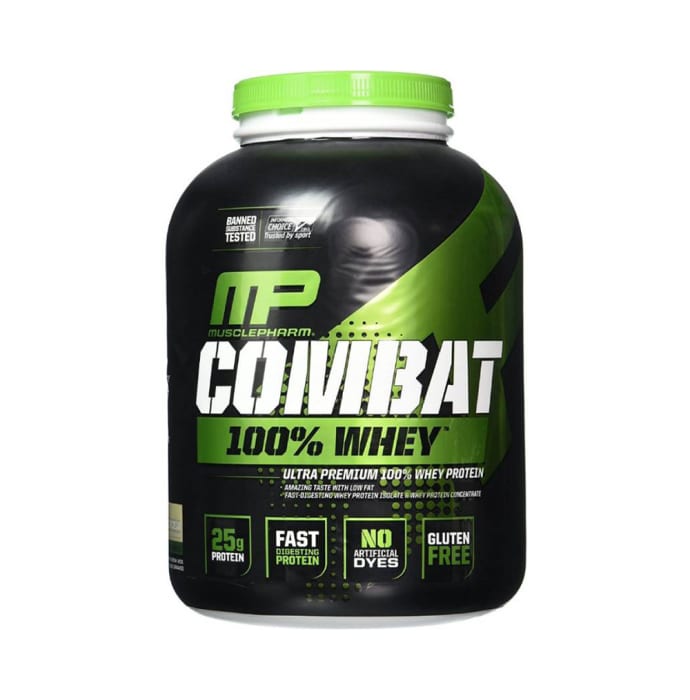 Muscle Pharm Combat 100% Whey Protein Powder Cookies & Cream (5lb)