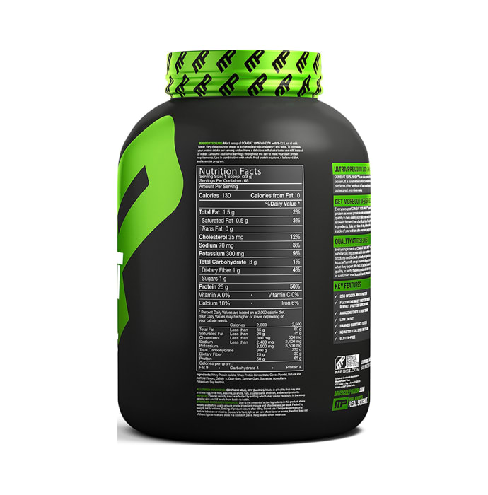 Muscle pharm combat protein powder milk chocolate