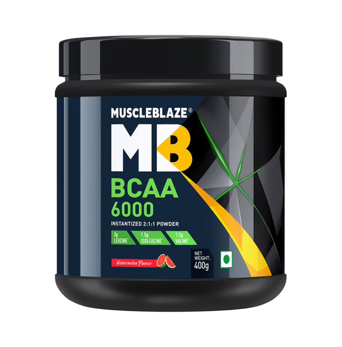 MuscleBlaze BCAA 6000 Powder Watermelon (200gm)