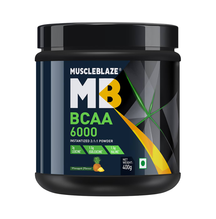 Muscleblaze bcca 6000 powder pineapple