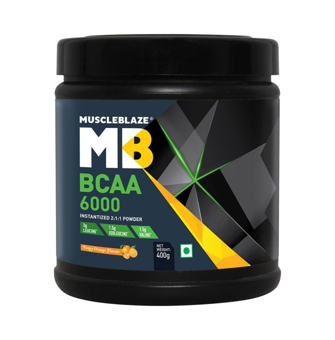 Muscleblaze bcca 6000 powder tangy orange