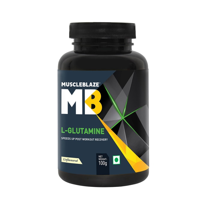 MuscleBlaze Micronized Glutamine Powder Unflavoured (100gm)