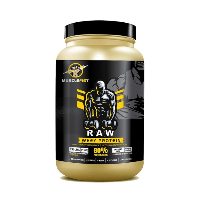 Musclefist Raw Whey Protein Powder (1kg)