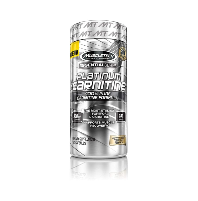 Muscletech Essential Series 100% Platinum Carnitine 500mg Capsule (180'S)