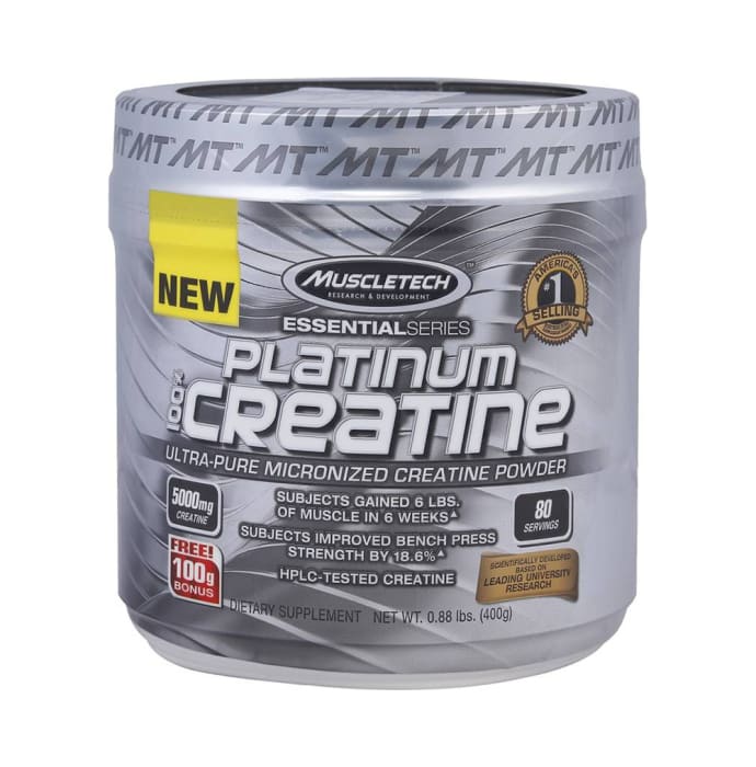 Muscletech Essential Series 100% Platinum Creatine Powder (400gm)