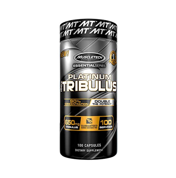 Muscletech Essential Series 100% Platinum Tribulus 650mg Capsule (100'S)