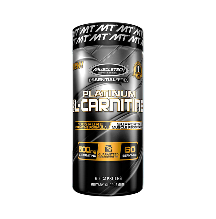 Muscletech Essential Series Platinum 100% L-Carnitine Capsule (60'S)
