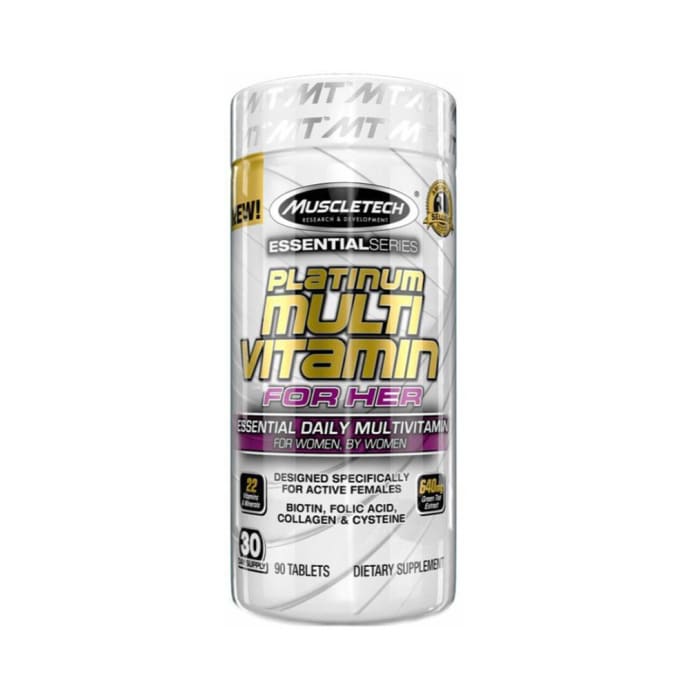 Muscletech Essential Series Platinum Multivitamin for Her (90'S)
