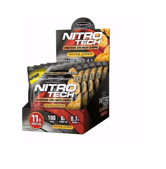 Muscletech Nitro Tech Protein Crunch Chips (25gm) Nacho Cheese