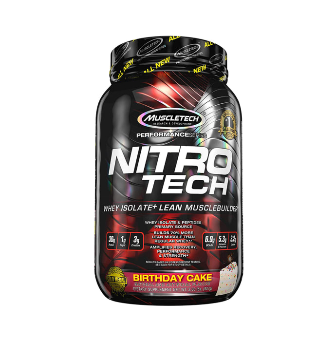 Muscletech nitrotech performance series birthday cake