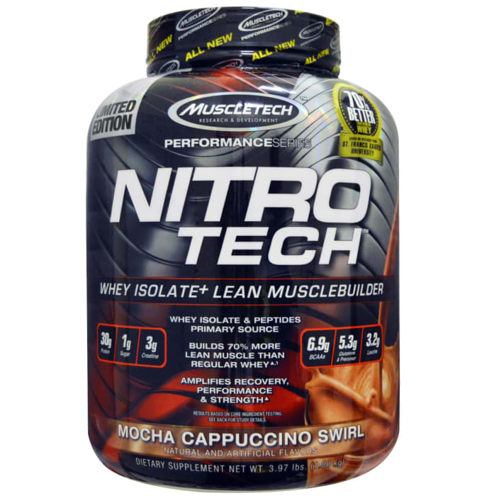 Muscletech nitrotech performance series mocha cappuccino swirl