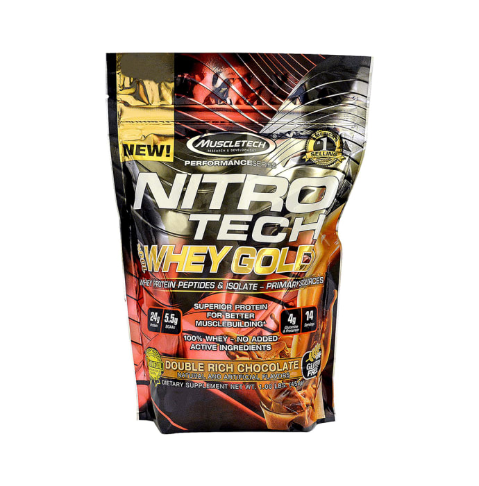 Muscletech nitrotech whey gold performance series double rich chocolate
